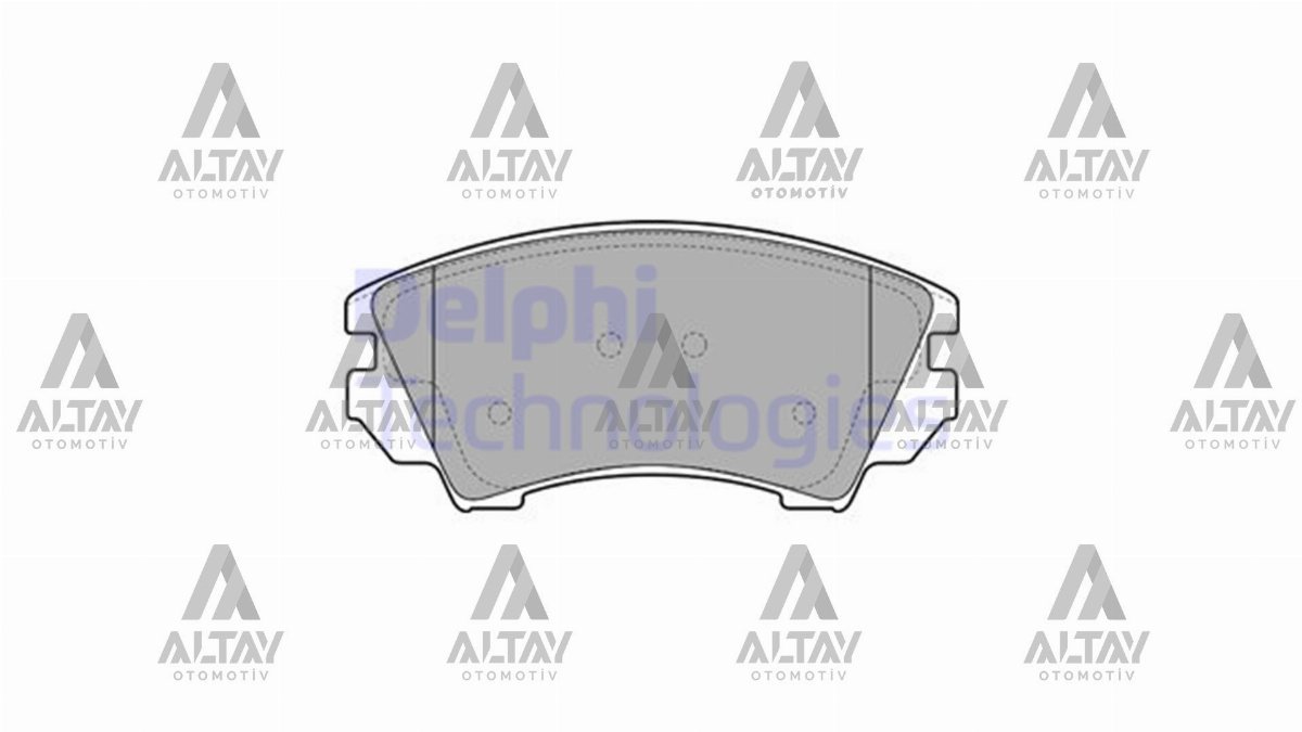 DELPHI LP2081 — FREN BALATA INSIGNIA 08=> / CASCADA 13=> 1.4-1.4T-1.6SIDI-2.0CDTI ÖN