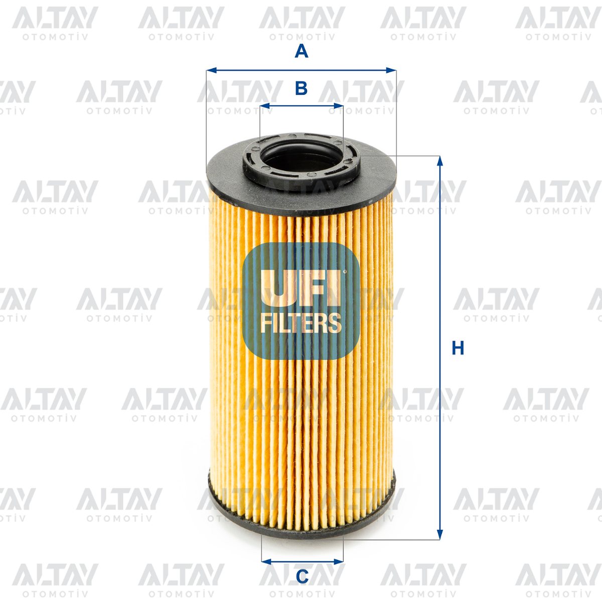 UFI 25.070.00 — YAĞ FİLTRESİ ACCENT ERA / GETZ 05-09 / MATRIX / CERATO / RIO / CEED / PICANTO / I-30 DİZEL