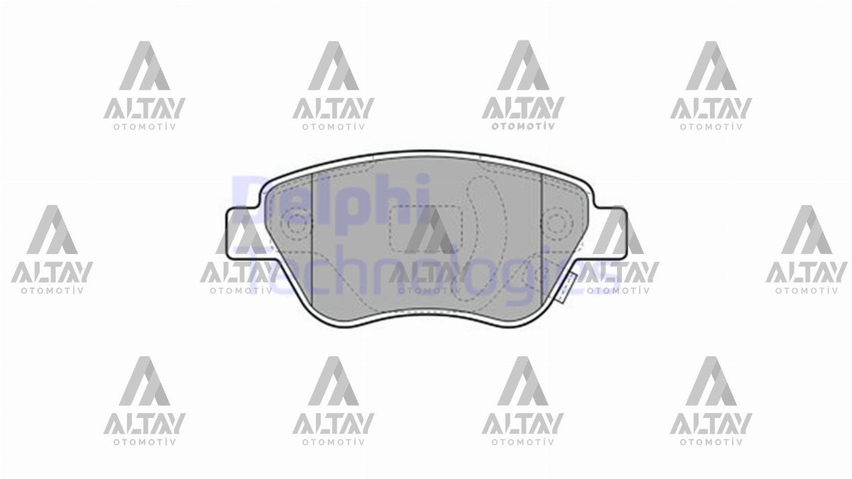 DELPHI LP1989 — FREN BALATA CORSA D 06=> 1.0-1.2-1.4-1.3D 75HP ÖN