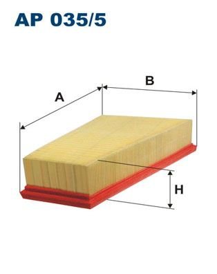 FILTRON AP035/5 — HAVA FILTRESI X156 13> W176 12>18 W246 11>18 C117 13>19 X117 15>19